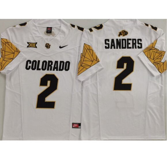 Mens Youths Kids Womens Shedeur Sanders Stitched White Jersey